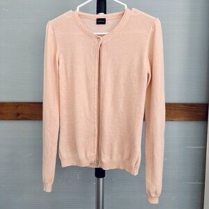 Vintage 100% Cashmere C&A Your Sixth Sense Pink‎ Cardigan Sz XS